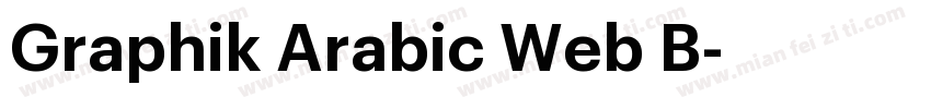 Graphik Arabic Web B字体转换